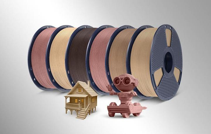 Actual product image Sunlu Filament Wood (Klon) (PLA, 1.75 mm, 1000 g)