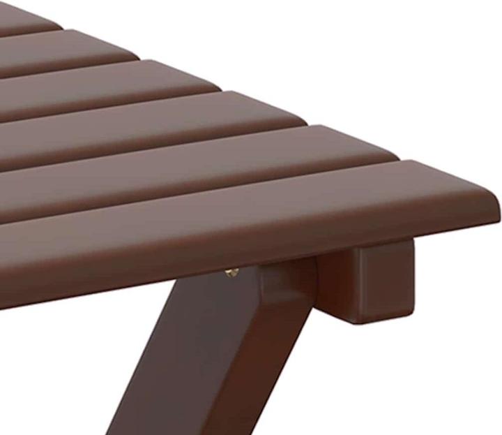 Actual product image vidaXL Side table folding poplar