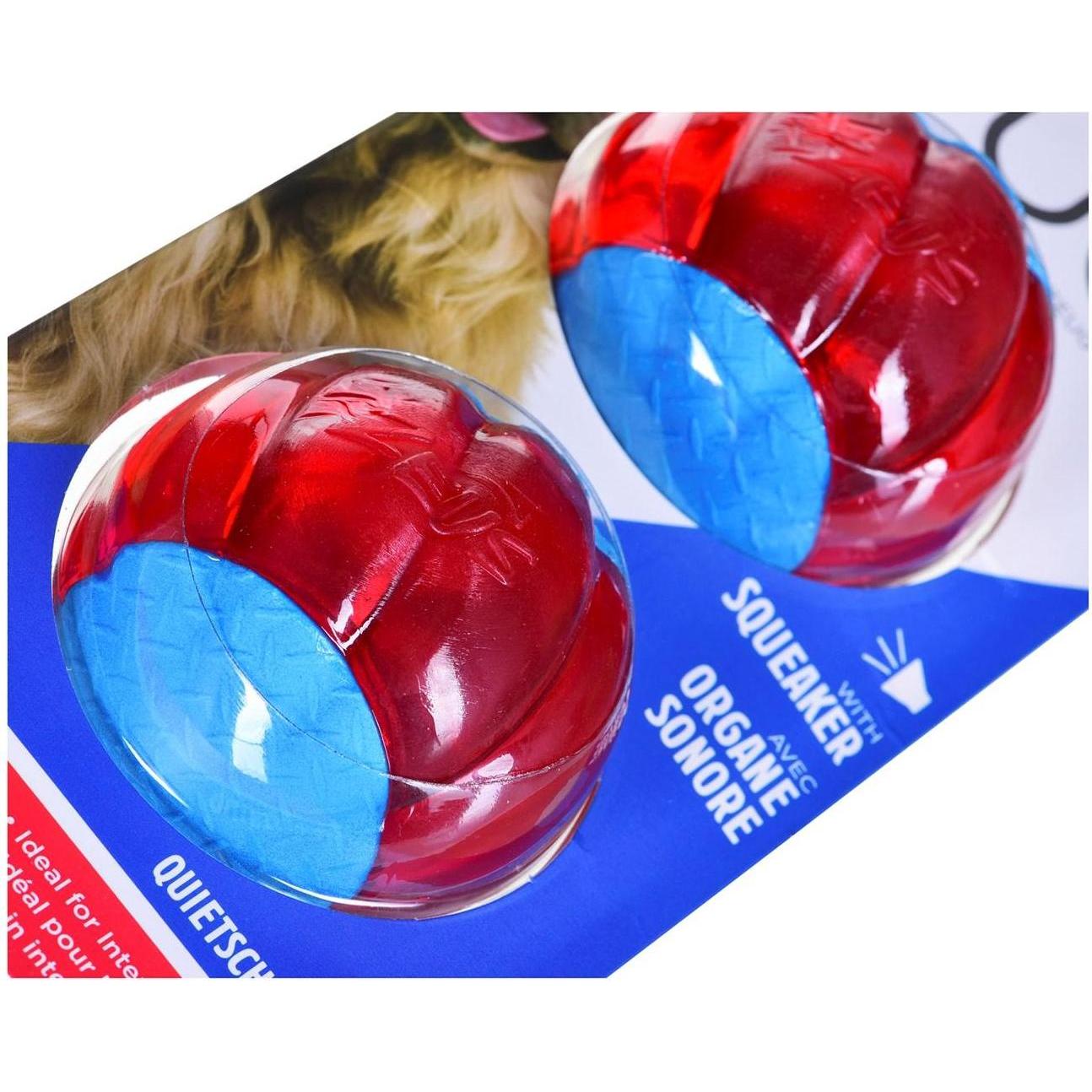 6x Hagen Zeus Duo Ball z dźwiękiem/piszczące 6 3cm 2szt/op (Palla giocattolo per cani), Gioco per cani