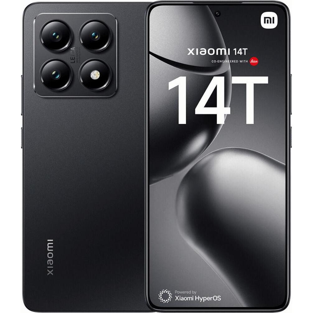 Xiaomi 14T (512 GB, Titan Black, 6.67", SIM + eSIM, 5G), Smartphone, Schwarz