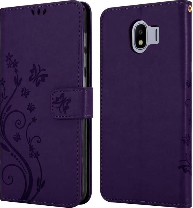 Actual product image Cadorabo Flower Book Cover (Samsung Galaxy J4 (2018))