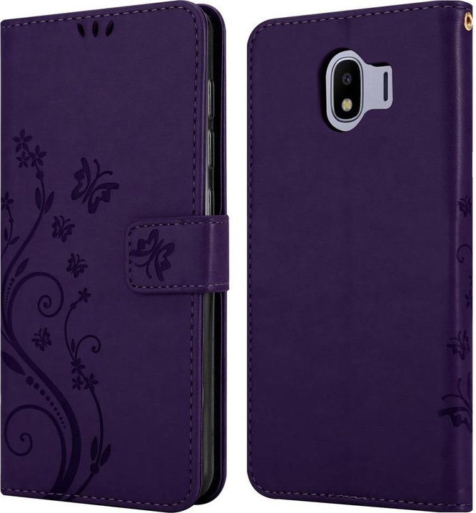 Produktbild Cadorabo Flower Book Cover (Samsung Galaxy J4 (2018))