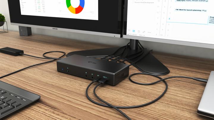 Actual product image i-tec USB-C Quattro Display Docking Station with Power Delivery 85 W - Wired - USB