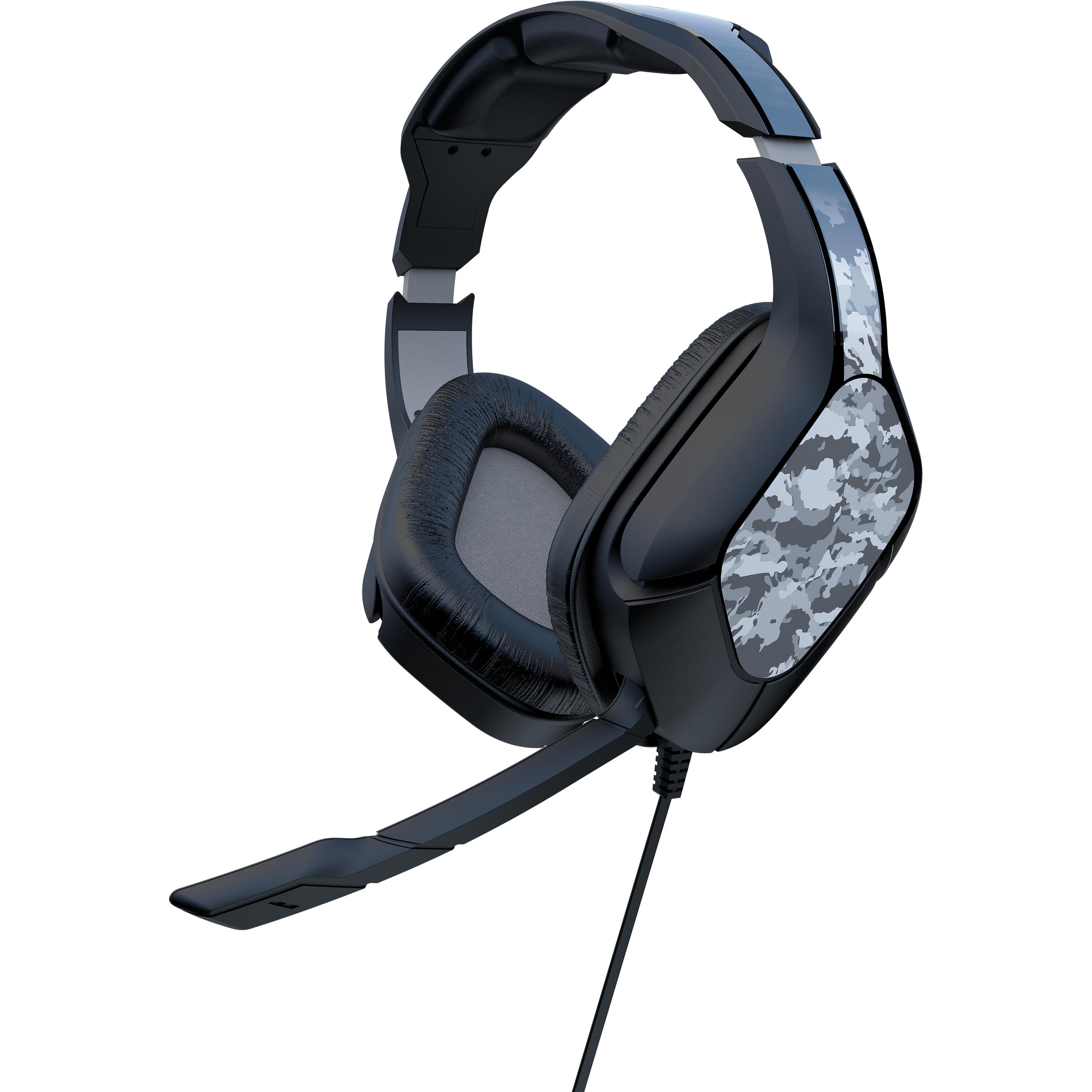 Gioteck Headset HC2 kabelg.PS4,Xbox One,Nint.Swi.,PC,3.5mm B (Kabelgebunden), Gaming Headset, Grau