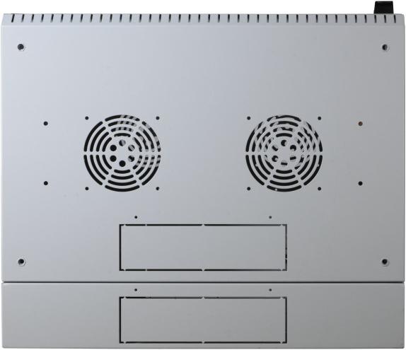 Actual product image EFB Elektronik 19" wall-mounted enclosure 6HE, swivelling, 2 parts, RAL7035, depth 500 mm (6 RU, 19 inch rack)