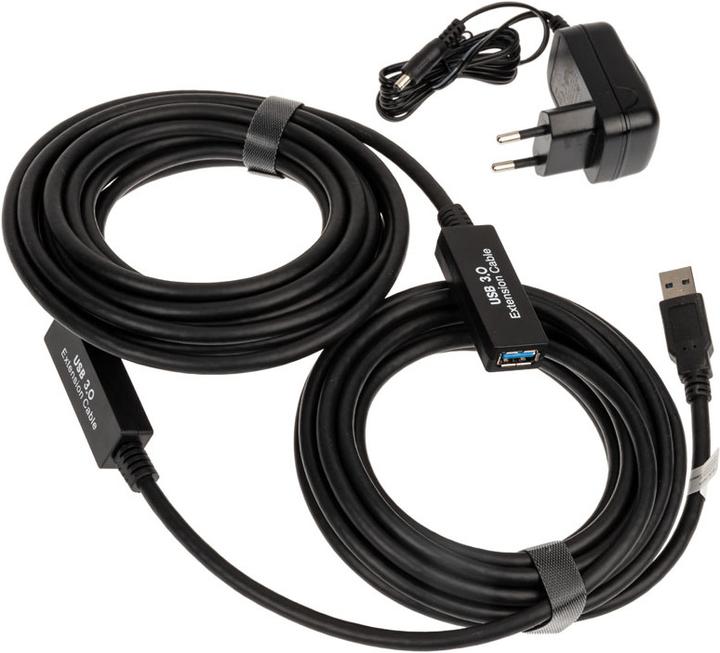 Produktbild InLine USB-A 3.2 Gen.1 Verlängerung, USB-A auf USB-A (10 m, USB 3.2 Gen 1)