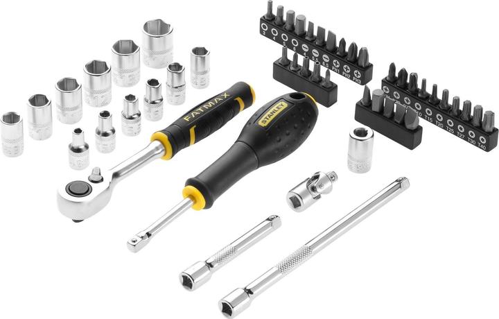 Actual product image Stanley Socket set STAK 1/4, 48 pieces (1/4")