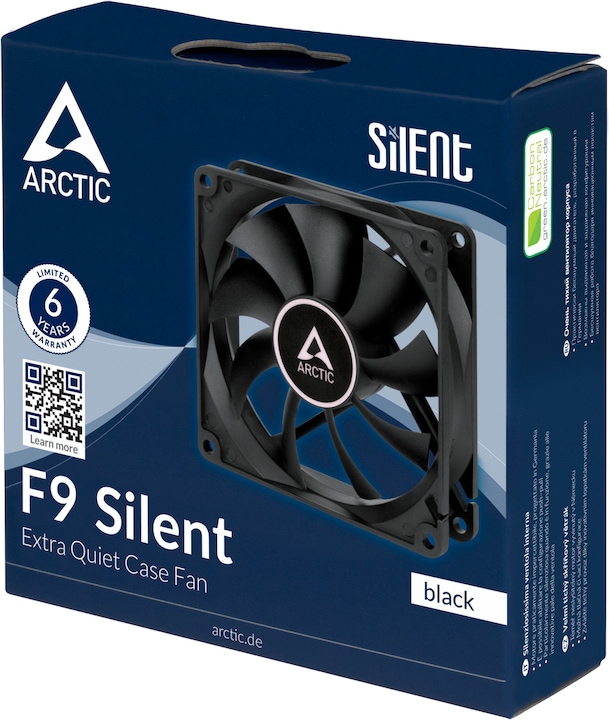 Produktbild Arctic F9 silent (Black) (92 mm, 1 x)