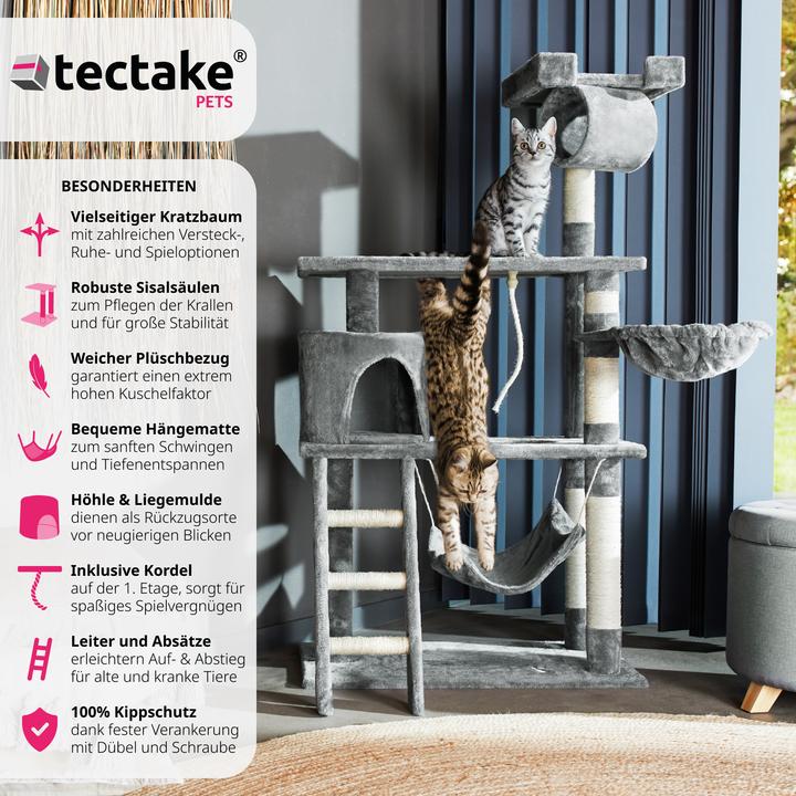 Immagine prodotto tectake Marcel (141 cm, Grigio)
