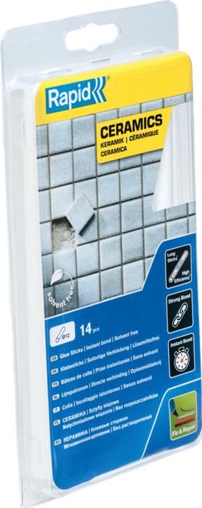Productafbeelding Rapid Keramische lijmsticks Ø12x190mm 14 stuks
