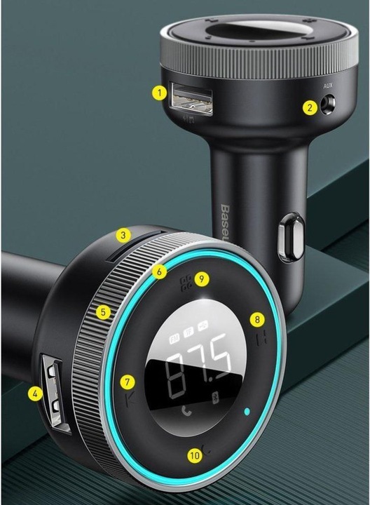 Produktbild Baseus Car Wireless MP3 Charger