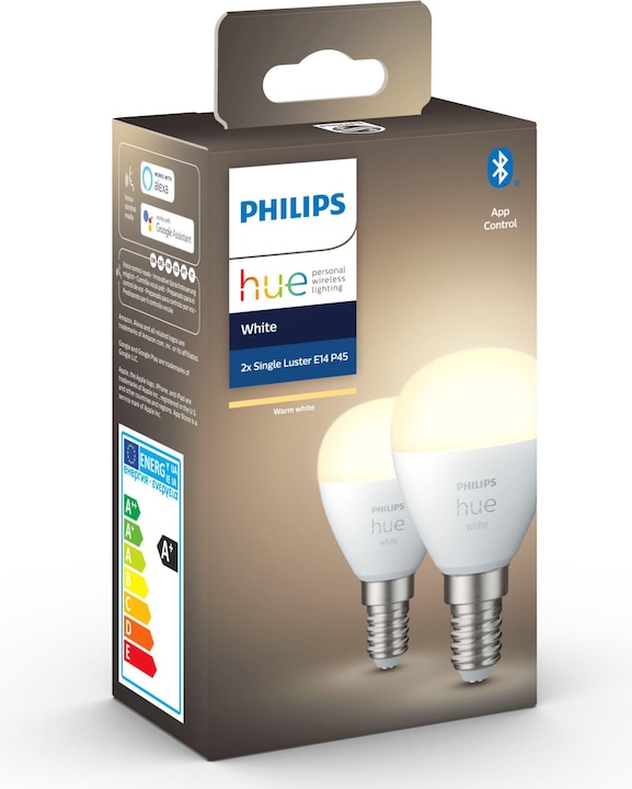 Actual product image Philips Hue White Luster (E14, 5.70 W, 470 lm, 2 x, G)