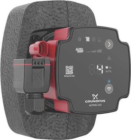 Immagine prodotto Grundfos Pompa di circolazione ad alta efficienza ALPHA2 GO K 25-75 130 220-240V 9H AG0 (Pompa acqua sanitaria)