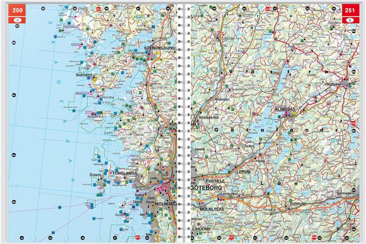 Actual product image Scandinavia, car atlas 1:200,000 - 1:400,000, freytag & berndt