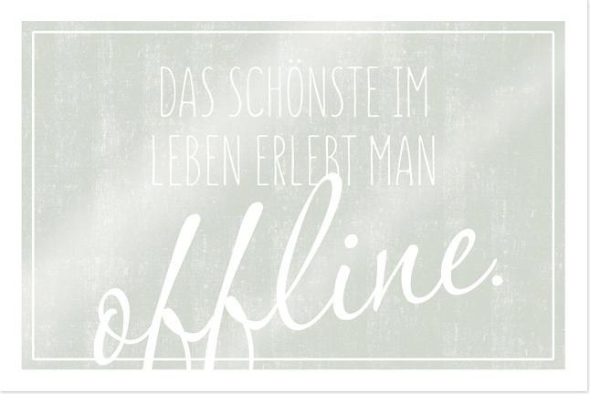 Produktbild Trenddeko Das Leben geniessen - Set (50 x 75 cm)