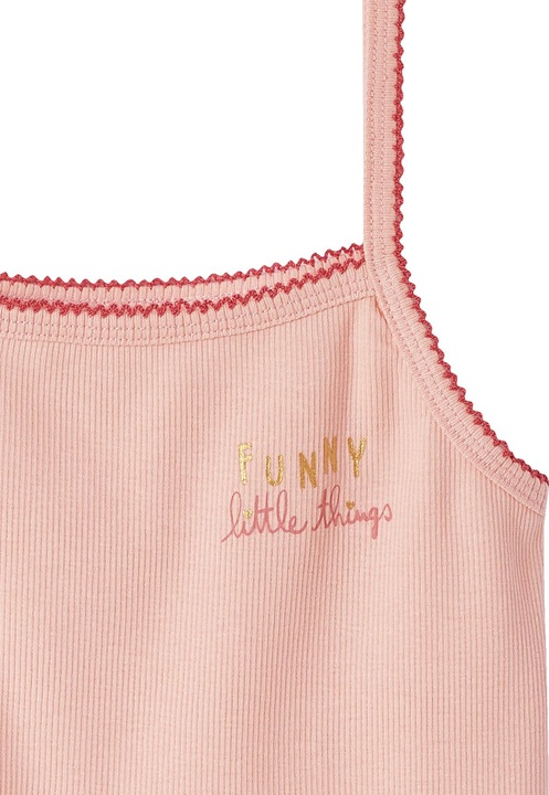 Immagine prodotto Vertbaudet Confezione da 3 top con spalline per bambina, a costine Oeko-Tex (128)