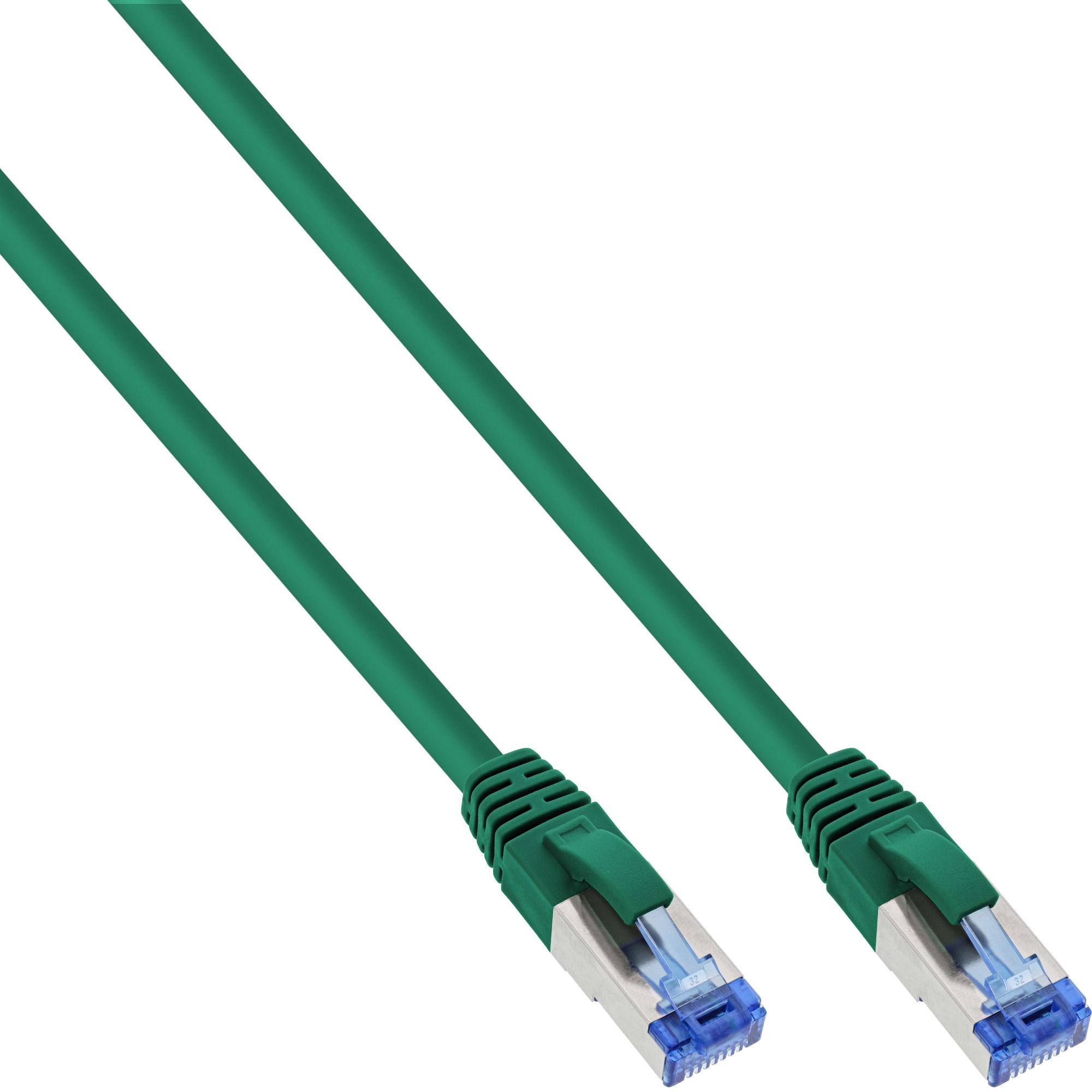InLine Patchkabel Cat.6A, S/FTP (PiMf), 500MHz (S/FTP, CAT6a, 1 m), Netzwerkkabel