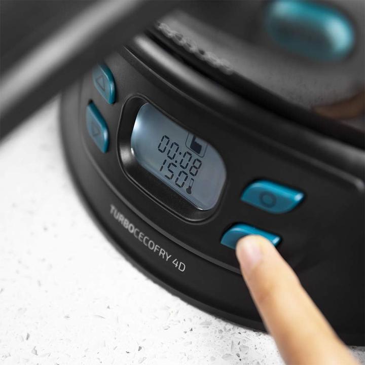 Actual product image Cecotec Hot air fryer Turbo Cecofry 4D Healthy 1350 W Blue Black 3 L