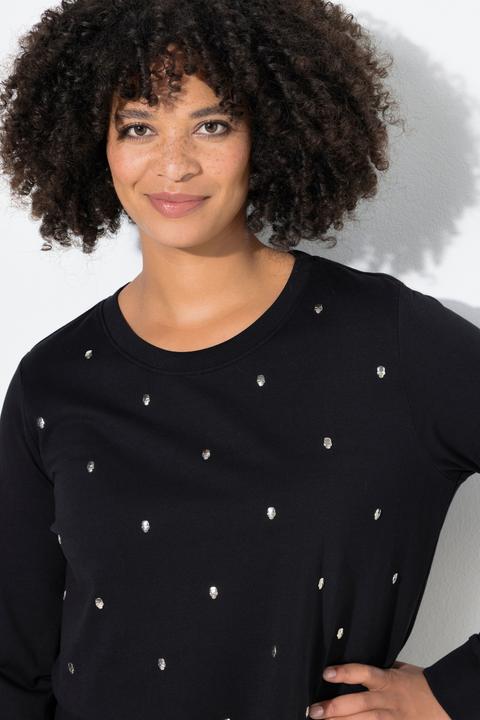 Produktbild Angel of Style Sweatshirt, Metall-Totenköpfe, Langarm (48)