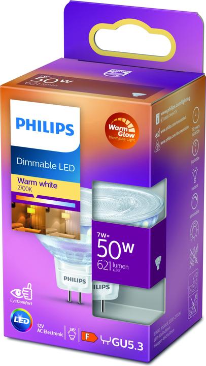 Actual product image Philips Lamp (GU5.3, 7 W, 621 lm, 1 x, F)