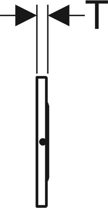 Produktbild Geberit WC-Steuerung mit elektr. Spülauslösung, berührungslos, Sigma10, Infrarotgesteuert