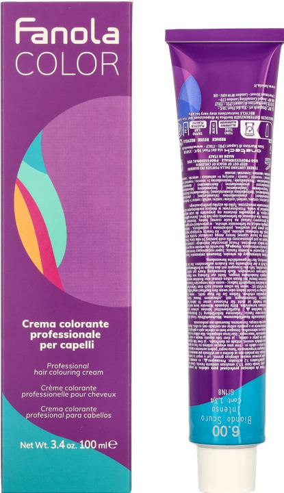 Actual product image Fanola 6*00 Rubio Oscuro Intenso 100ml (6.00 Dark Blond Intense)