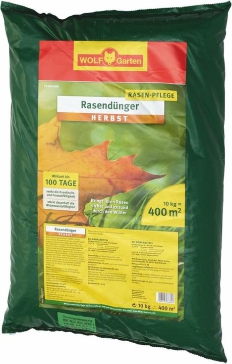 Produktbild Wolf-Garten WOLF Rasen-Herbst-Dünger 10 kg 400 m² (10 kg)