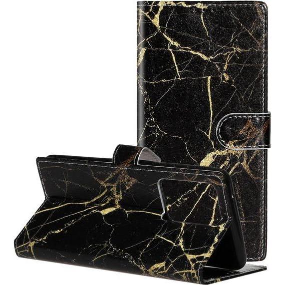 Thumbnail - MU Style Leder Bookcover Image Series (Samsung Galaxy S20 Ultra), Smartphone Hülle, Schwarz