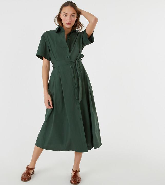 Produktbild La Redoute Collections Blusenkleid mit Bindegürtel (32)