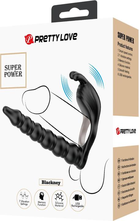 Produktbild Pretty Love Blackney Penisringe Mit Vibrator-Plug