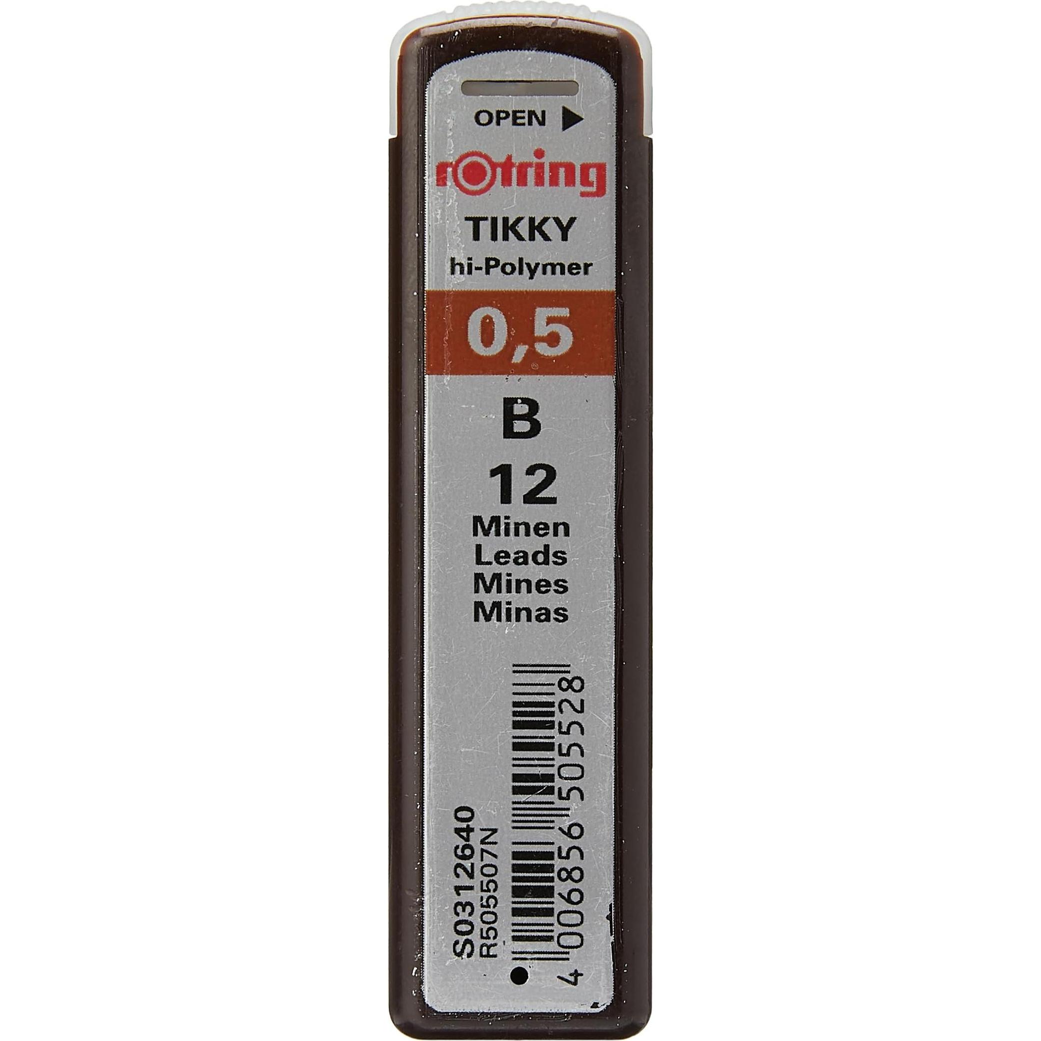 Rotring, Bleistift, Tikky (0.50 mm, B, 12 x)