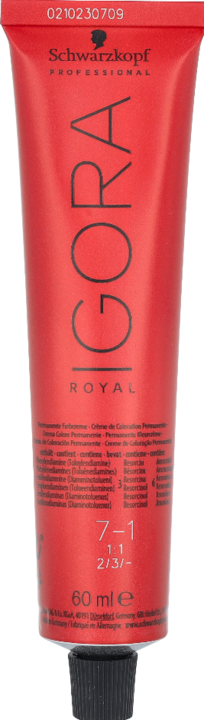 Produktbild Schwarzkopf Professional Igora Royal (7-1 Mittelblond Cendre)