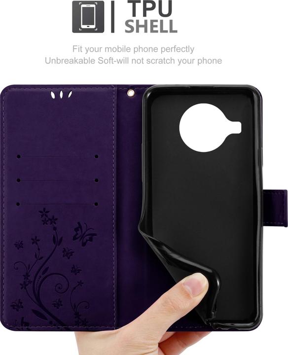 Produktbild Cadorabo Flower Book Hülle (Nokia X10, Nokia X20)