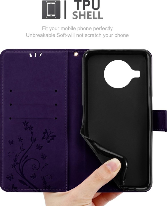 Actual product image Cadorabo Flower Book cover (Nokia X20, Nokia X10)