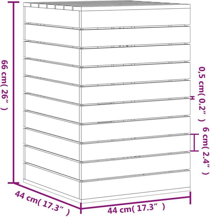Actual product image vidaXL Wäschetruhe