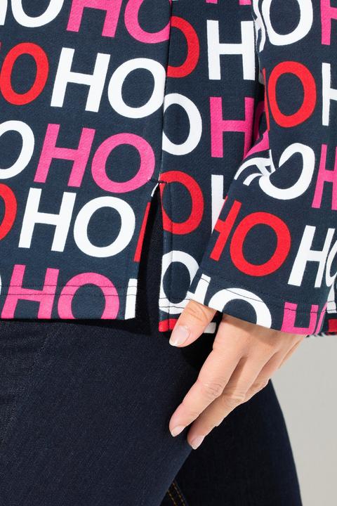 Produktbild Ulla Popken Hoodie, Ho Ho Ho, Classic, Kapuze, Langarm (50, 52)