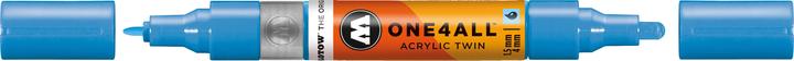 Nutritional values and ingredients Molotow Marqueur pour Maquettes - One4All Twin - Acrylique Bleu Intense Moyen - 1,5/4mm - -161 - 15 cm (1x)