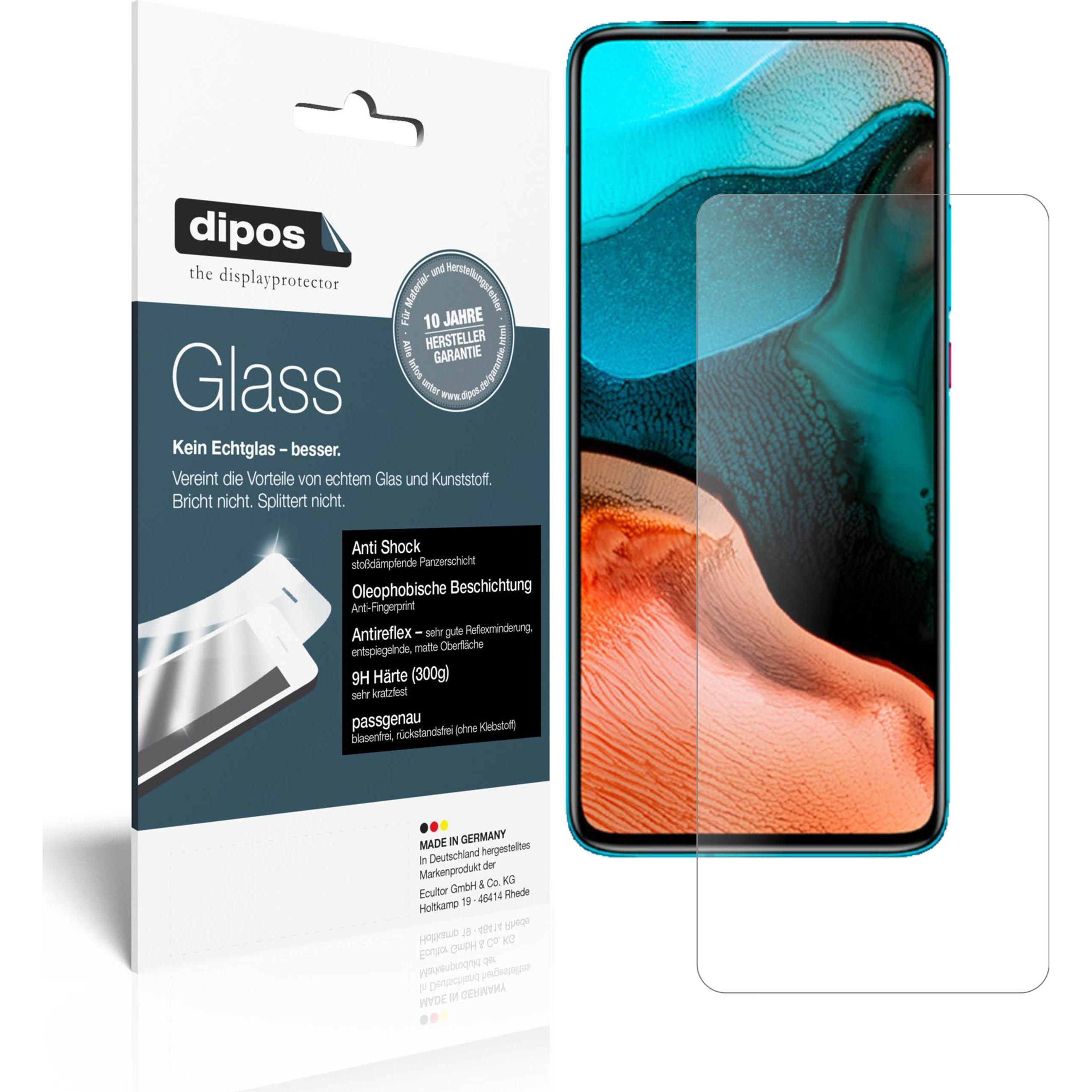 Dipos Displayschutz Anti-Shock (2 Stück, Xiaomi Redmi K30 Ultra), Smartphone Schutzfolie, Transparent