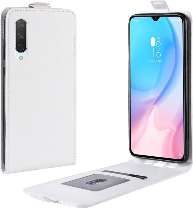 Immagine prodotto Cover-Discount Xiaomi Mi 9 Lite - Classic Flip Case bianco verticale (Mi 9 Lite)