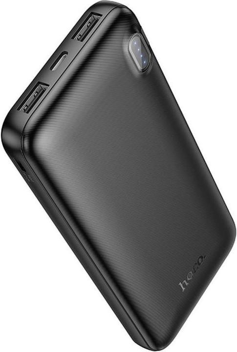 Hoco Power bank powerbank 10000 mAh 2A J128 black (10000 mAh, 32 Wh)