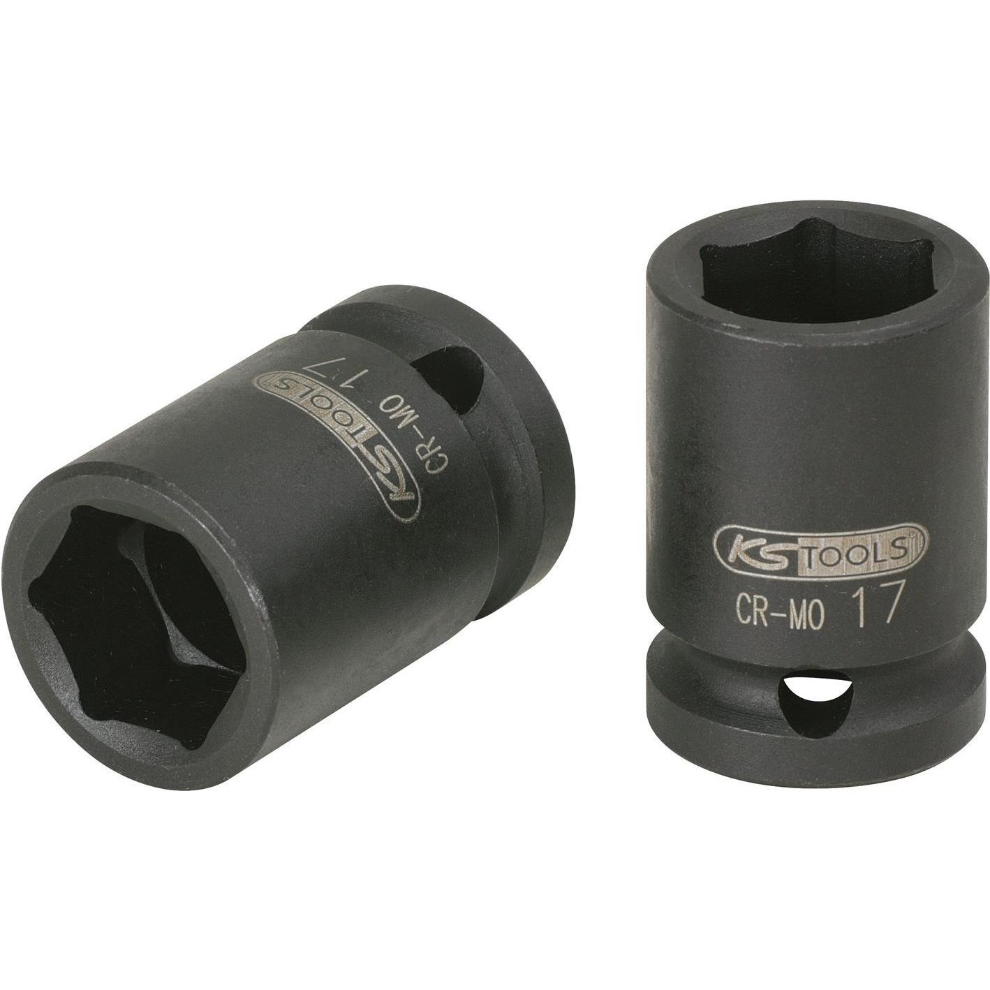 KS Tools, Steckschlüssel + Stecknuss, 1/2" Kraft-Stecknuss kurz