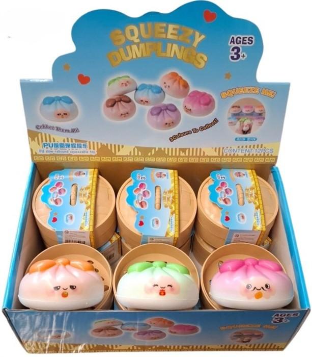 Squishy Dumpling PU Foam Rising ca. 8.5 cm 1 Stück assortiert