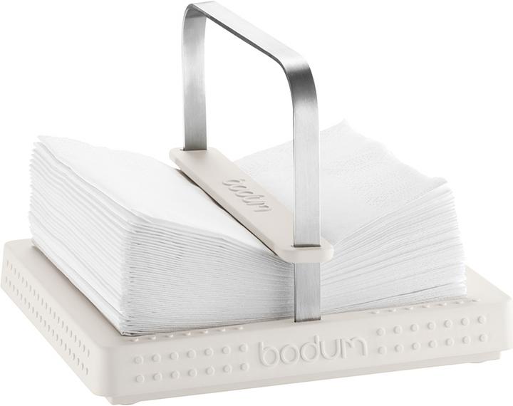 Bodum BISTRO Serviettenhalter, 20 x 20 cm weiss (1 x, 20 x 20 cm)