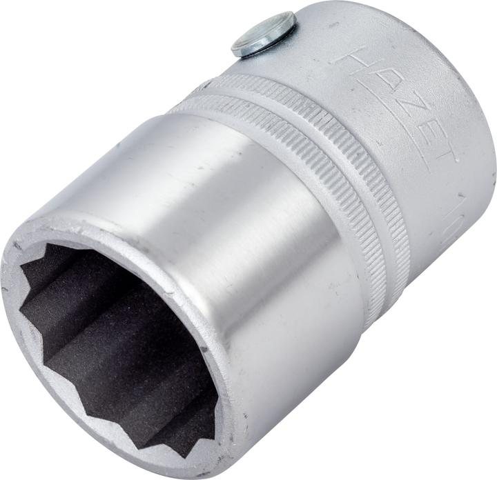 Immagine prodotto HAZET Inserto chiave a bussola ∙ a doppio esagono 1000Z-27 ∙ Attacco quadro, cavo, 20 mm (3/4 di po… (27 mm)