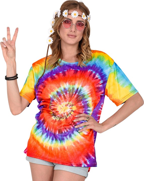 Produktbild Widmann Hippie Batikshirt, Unisex (L)