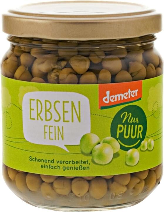 Immagine prodotto Nur PUUR Piselli fini (barattolo) ATG 130g (200 g)