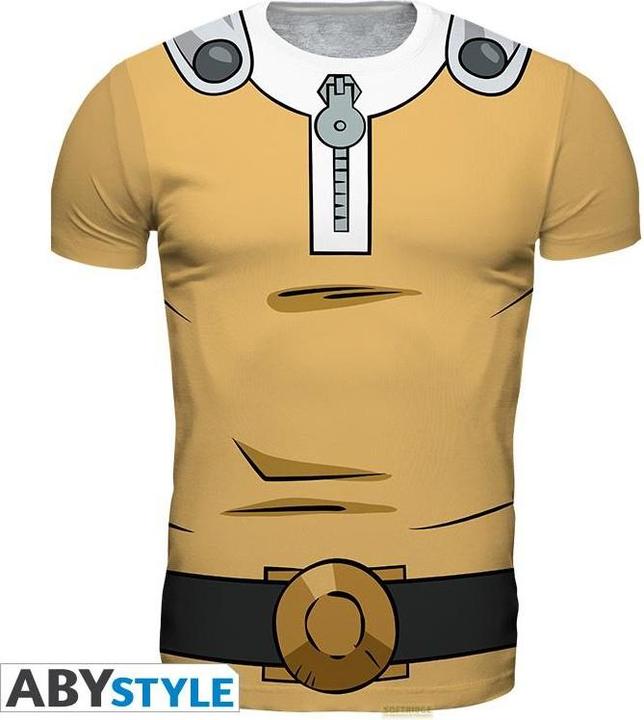 Actual product image ABYstyle ONE PUNCH MAN - Replica T-shirt Saitama man (L)