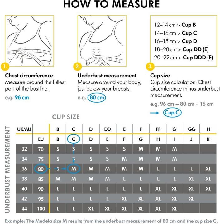 Image du produit Medela Soutien-gorge de grossesse et d'allaitement Keep Cool (XL)