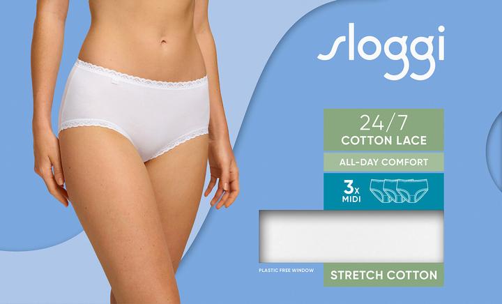Produktbild Sloggi 24/7 Midi (3er Pack, 50)