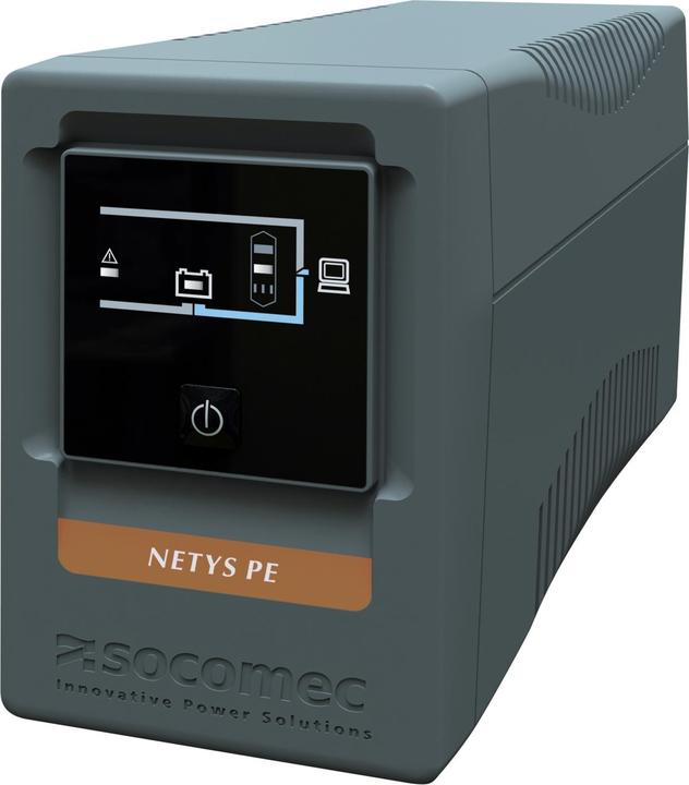 Socomec NETYS PE NPE-0850 uninterruptible power supply (UPS) Line-Interactive 0.85 kVA 4 AC (0.85 VA, 480 W, Line-Interaktiv USV)